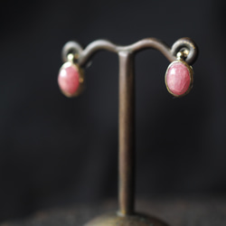 rhodochrosite brass pierce (shunbun) 9枚目の画像