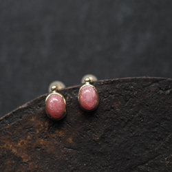 rhodochrosite brass pierce (shunbun) 3枚目の画像