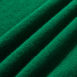 ★僅樣品銷售1件★100%羊毛針織內衣針織接縫蕾絲結構高領綠色221004-5L 第9張的照片