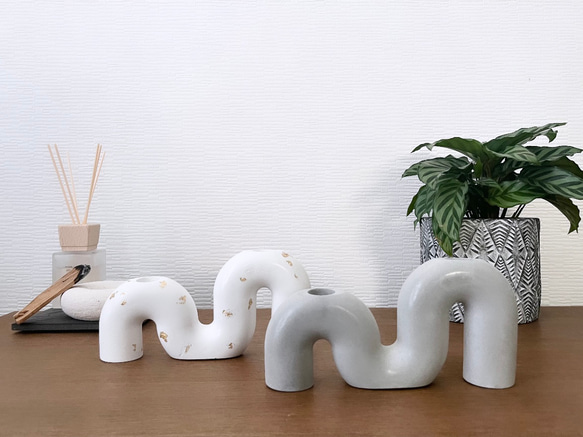 セメントオブジェ キャンドルホルダー インテリア雑貨 置物 北欧 韓国