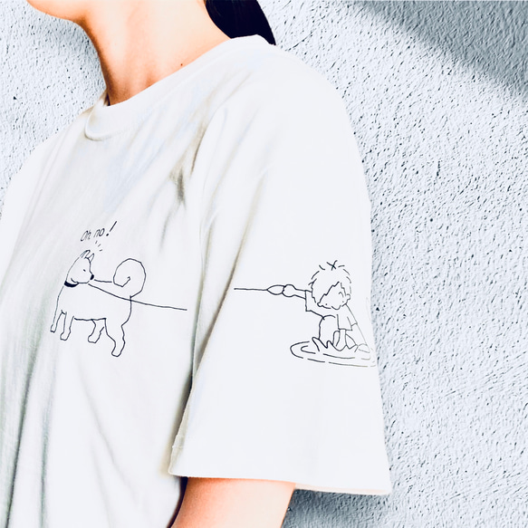 Tシャツ「道草くってるやーーん！」スミ色 8枚目の画像