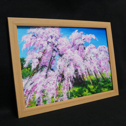 油絵 油彩 油彩画 絵 絵画 【桜の大木】 6枚目の画像