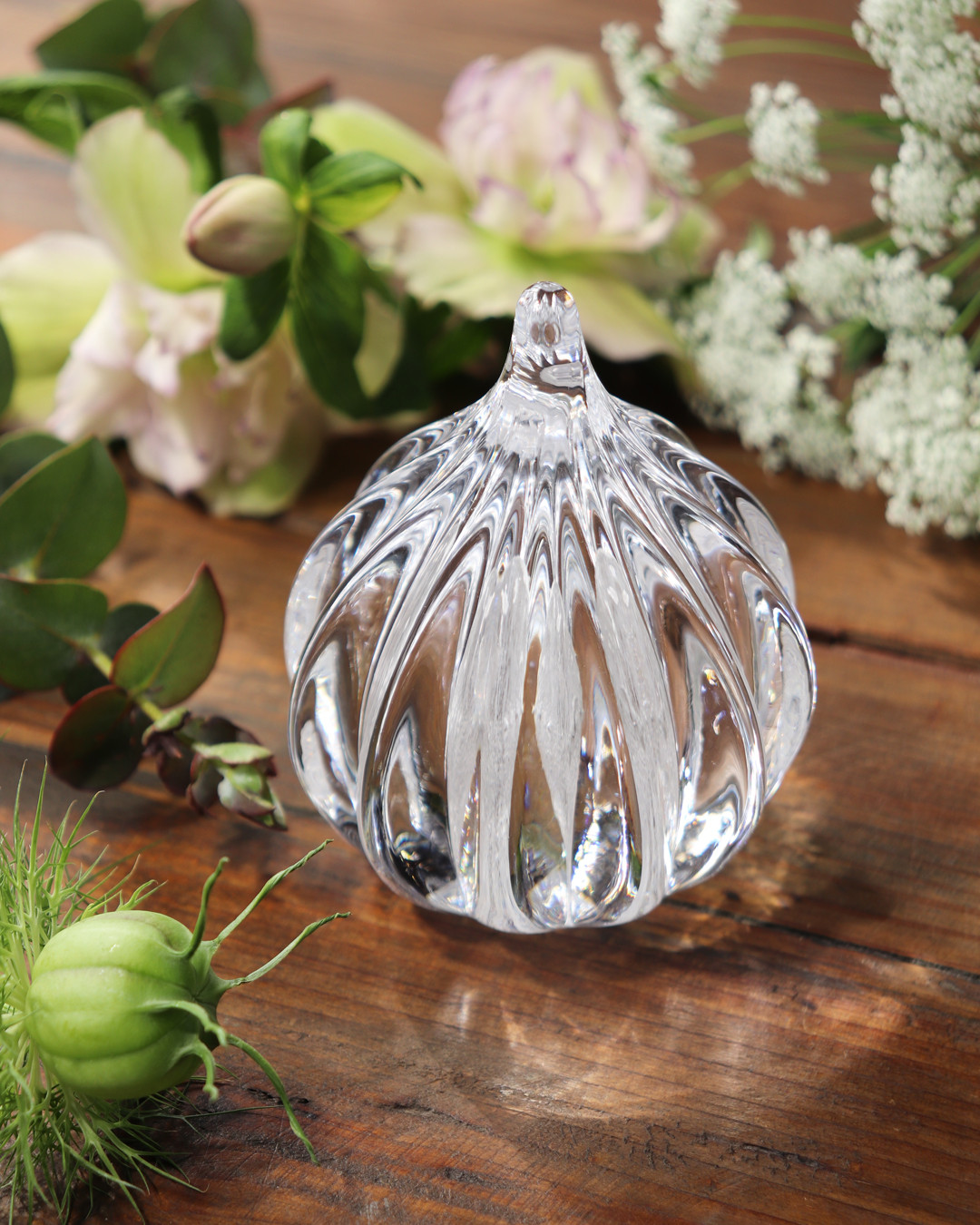 手元供養『こはる -雫のフルート-』ガラス位牌 メモリアル仏具 祈り 遺灰 遺骨  仏壇 ペット 愛犬 愛猫