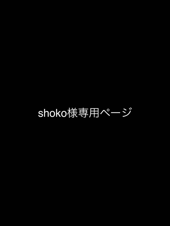 shoko様専用ページ 1枚目の画像