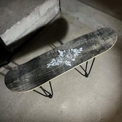 スケートボード　スケボー　テーブル　椅子　イス　チェア　ベンチ　サイドテーブル　コーヒーテーブル　ミニテーブル　102 3枚目の画像
