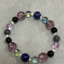 アイリスアメジストとラピスラズリのお守り 1枚目の画像