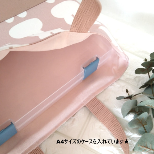 うさぎシルエット レッスンバッグ ピンク 上靴袋 体操服袋 入学3点セット 送料無料》通園・通学3点セット・ウサギさん・ピンク レッスン