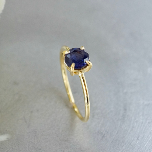 3月誕生石 再販x2 アイオライトサンストーン 7号〜フリーサイズリング