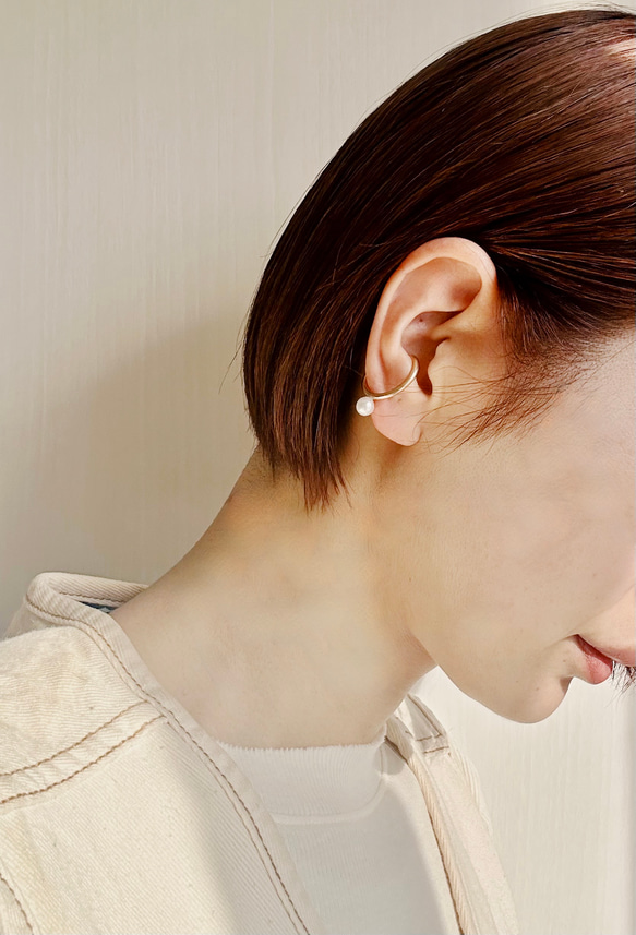 1４kgf  Perl ear cuff 2枚目の画像