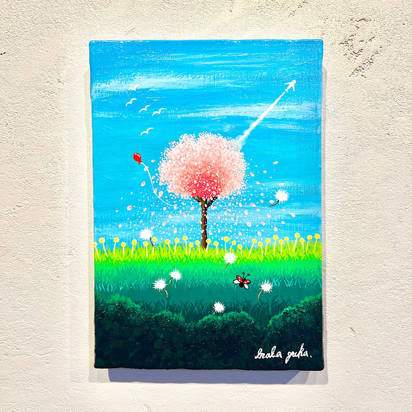 春』原画／アクリル画／イラスト／絵画