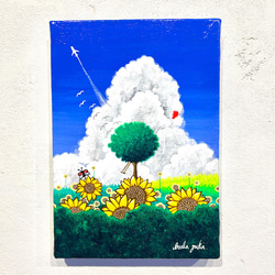 アート　絵画　(美品)手描きアート c5fbe08b2b59fc80c0264f526cc195