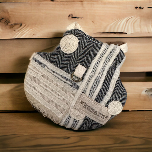 うさぎさん専用Sサイズパッチワークハーネス ペット服・アクセサリー  