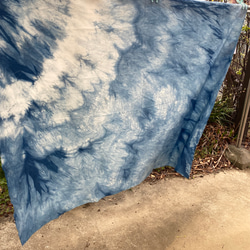 藍染め布(絞り染め) ⑦ 2枚目の画像