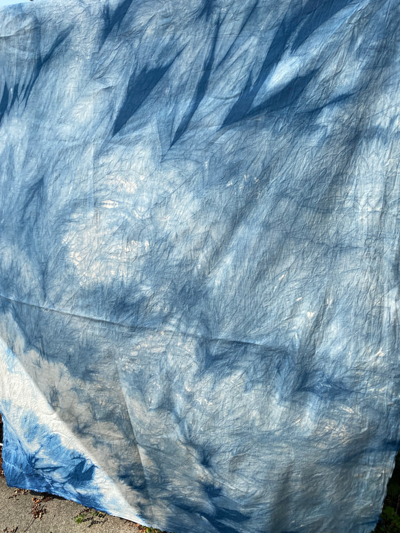 藍染め布(絞り染め) ⑦ 4枚目の画像