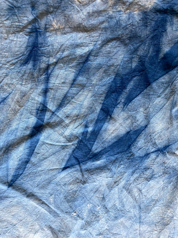 藍染め布(絞り染め) ⑦ 9枚目の画像