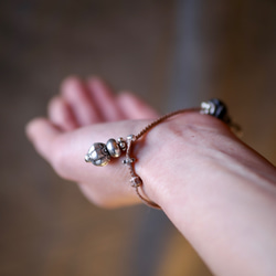 -Old venice beads・Flower- code bracelet 10枚目の画像