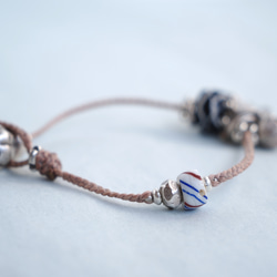 -Old venice beads・Flower- code bracelet 3枚目の画像