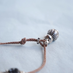 -Old venice beads・Flower- code bracelet 5枚目の画像