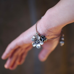 -Old venice beads・Flower- code bracelet 8枚目の画像