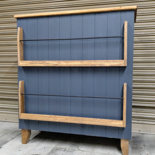 レジカウンター マガジンラック付き 美容室 サロン 受付カウンター