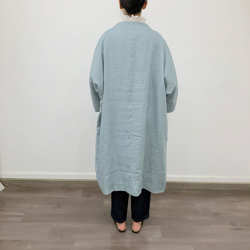 yarmo コート ライトグレー ロング 念願の【Yarmo（ヤーモ