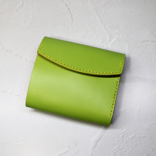 グリーン 三つ折り財布 あっこちゃん Bottega Veneta グリーン三つ折り