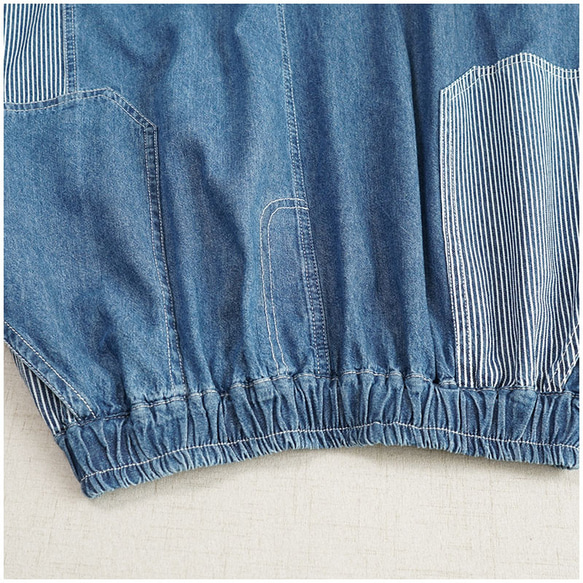大人のリラックススカート 頑張らずともこなれて見える デニム ロング丈 レイヤード風 異素材 レディース ロング丈 ネイ 12枚目の画像
