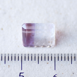 バイカラー・アメシスト＊オクタゴン・カット＊3.22ct＊9.8×7.9mm＊QA-055 7枚目の画像