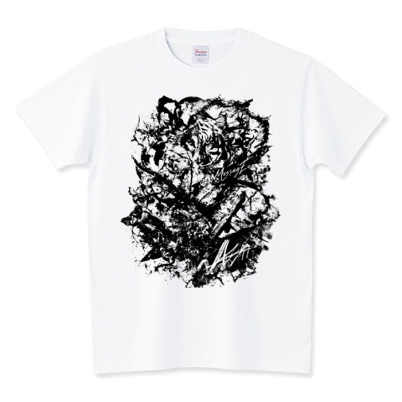 動物アートTシャツ「Don't Be Afraid」 3枚目の画像