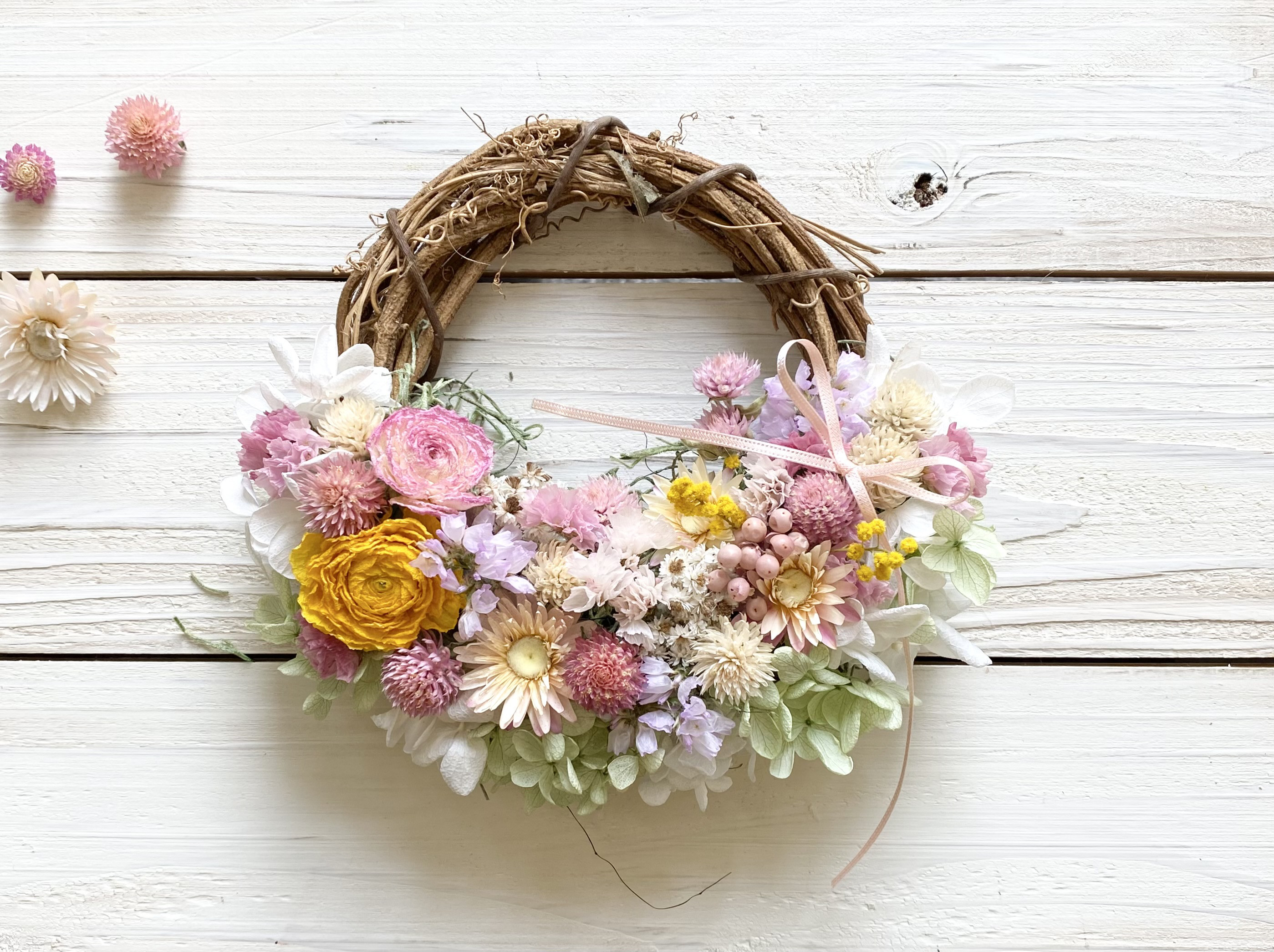 小ぶり♪春色ハーフリース⋆︎*