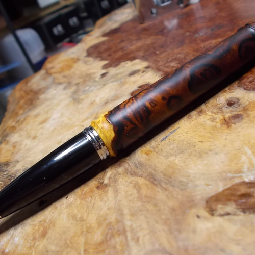 超希少！デザートアイアンウッドバールのボールペン！ パーカータイプ