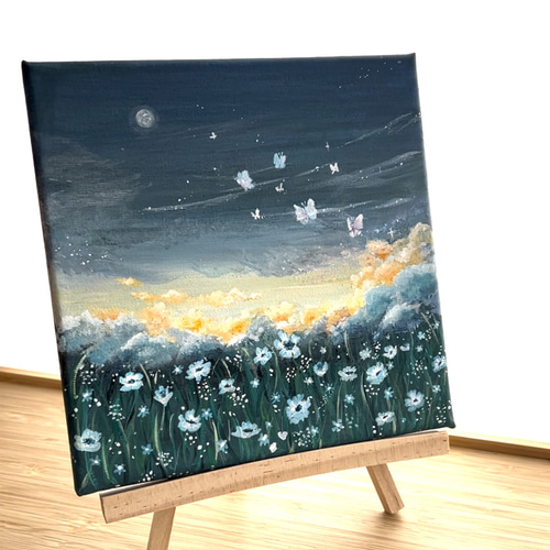 春の到来・桜】アクリル画 F3 風景画 絵画 原画 - メルカリ