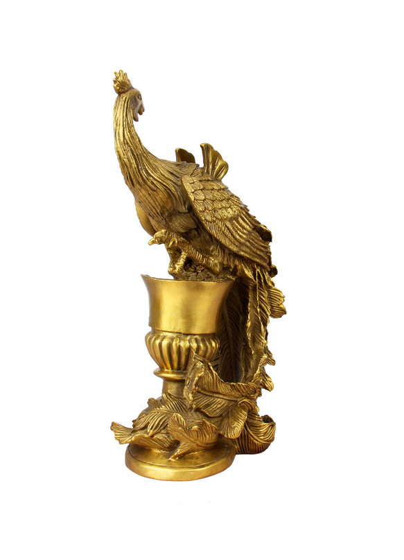 鳳凰 鳥の王　銅製 風水グッズ オブジェ お守り　開業のギフト  祈願縁起物 　飾り物　精工芸 　風水 7枚目の画像