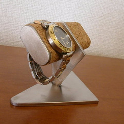 腕時計スタンド　誕生日プレゼントに　機能的2本収納腕時計スタンド 2枚目の画像