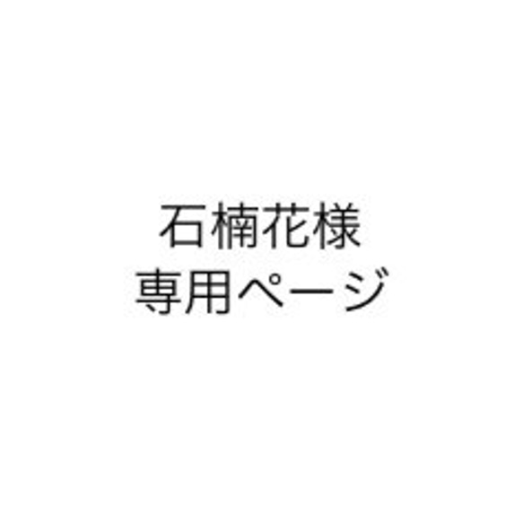 石楠花様専用ページ 1枚目の画像