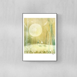 月 絵画 のおすすめ人気通販｜Creema(クリーマ) ハンドメイド・手作り