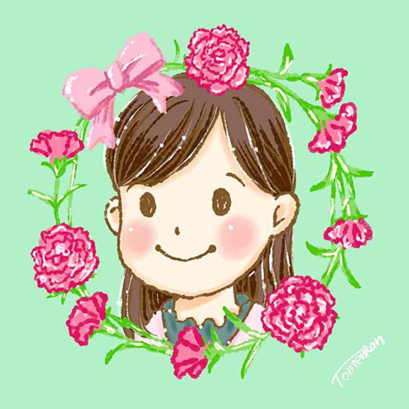 母の日】にっこり顔のほんわか似顔絵描きます！ - 購入プロモーション