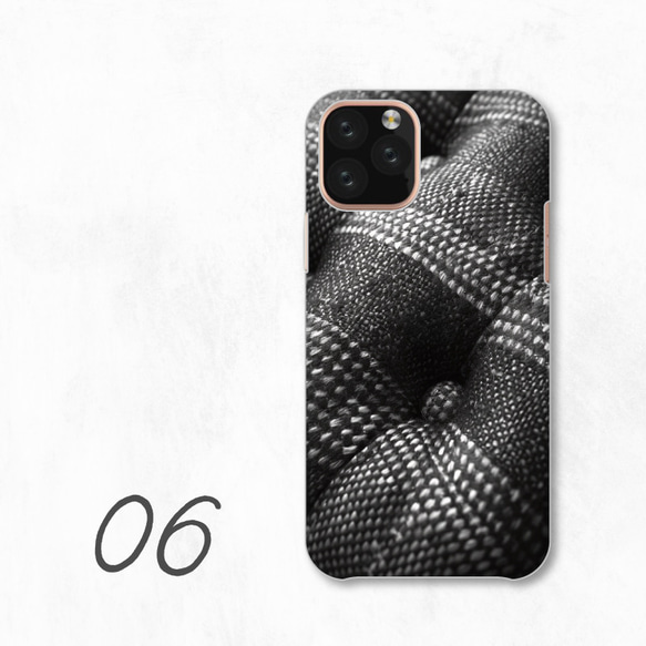 單色設計圖案藝術精緻智慧型手機保護殼相容於所有型號後背式硬殼NLFT-HARD-a212 第8張的照片