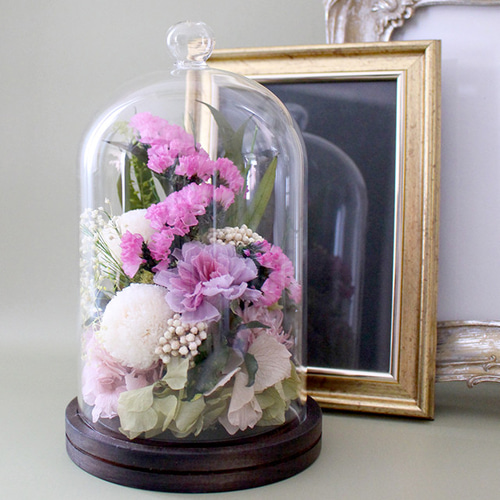 お供え お悔やみ 新盆 初盆 喪中 FUNERALウッドガラスドーム マム