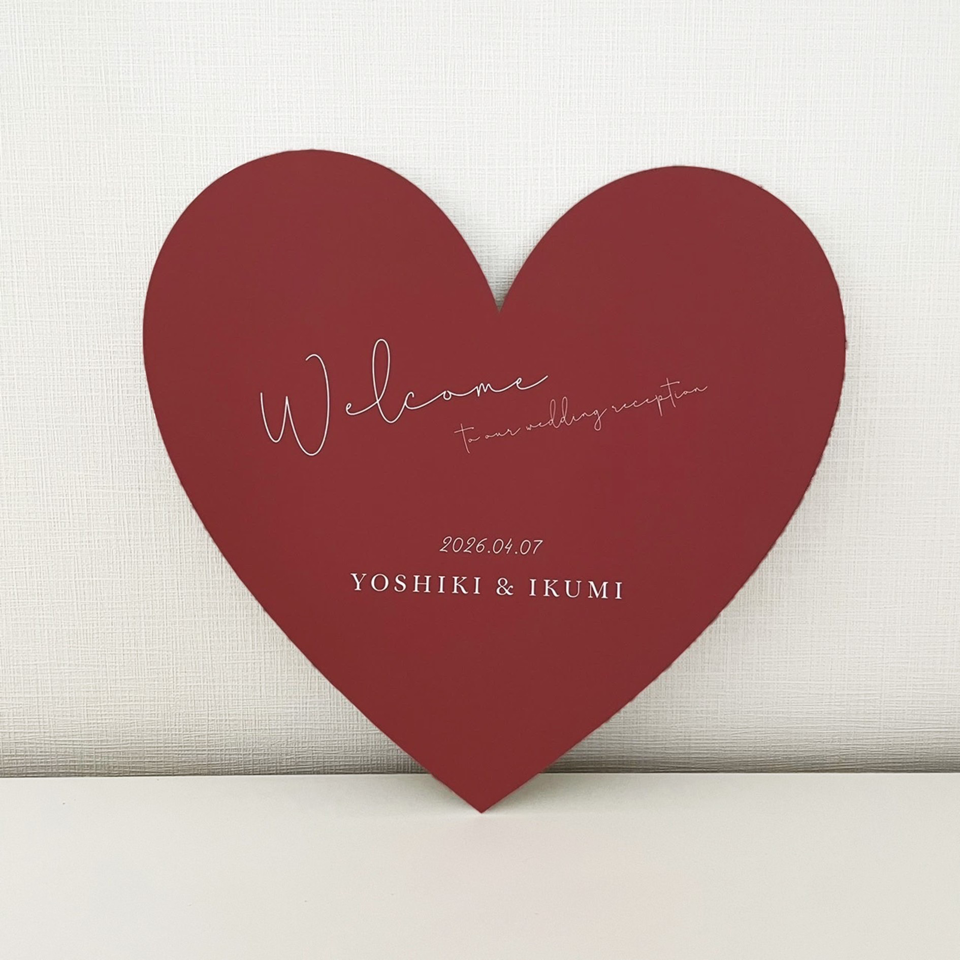 ♡ウェルカムボード♡ フラワーボックス ウェルカムボード Mサイズ 正方形 看板タイプ