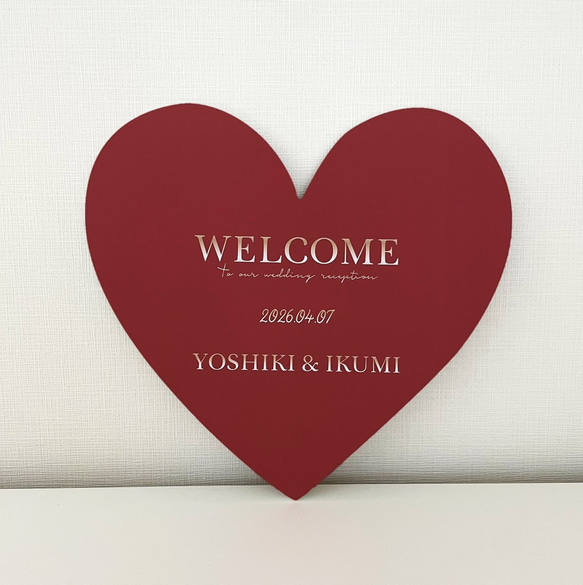 【DEAR HEART】ハートのウェルカムボード♡パネル印刷♡受注後制作        Ω 人気・おすすめ｜使いやすい・旅行におすすめ セール中 全国発送 即出荷モデル