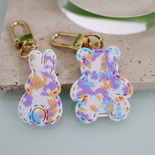 クマとウサギのキーホルダー8体セット うさぎとくまのぬいぐるみマスコット | HOHOHOZA KANAZAWA