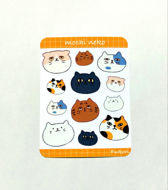 mochi neko シールシート No.2 3枚目の画像