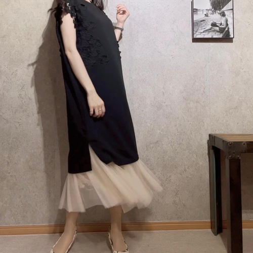 グレース♡カットワークチュニック♡美品です 配色カットワーク刺しゅう使いチュニック - ベルーナ【公式】