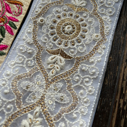 【限定販売】インド刺繍リボン はぎれアソート(a-1) 6枚目の画像