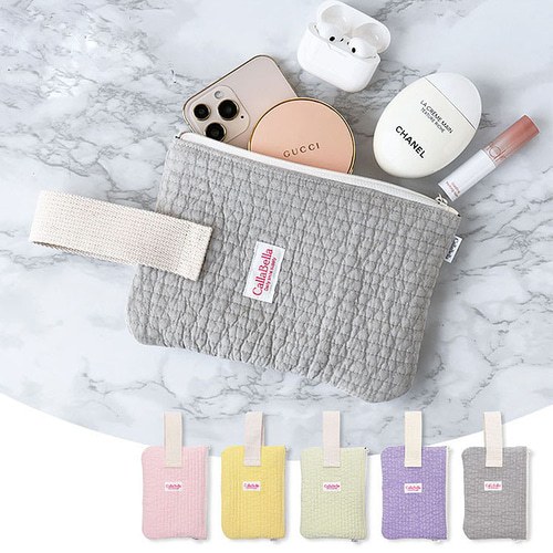 Naptime キルティングポーチ(コスメポーチ) naptime キルティングポーチ ライトブルー 西島隆弘 nissy naptime