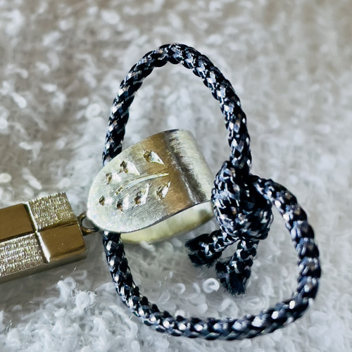 シルバー ペンダントトップ 市松模様のペンダントトップ950シルバー