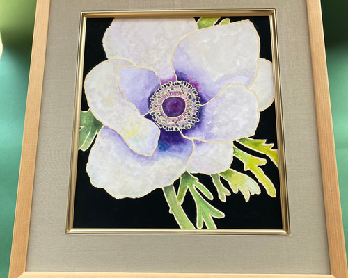 アネモネさん(色紙、原画) 絵画 yoyo 通販 17455417｜Creema(クリーマ)