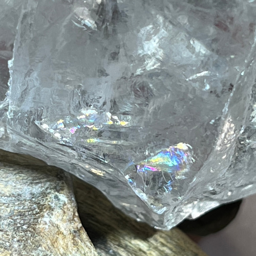 万華鏡✨ レインボー アイスデビル 氷水晶 クリスタル 原石 氷の悪魔