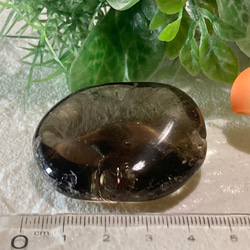 レインボー✨　カンゴーム　黒水晶　ケアンゴーム　原石　タンブル　握り石 15枚目の画像